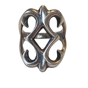 Sterling Silver Native American Statement Ring Size 7 Fine Jewelry Vintage